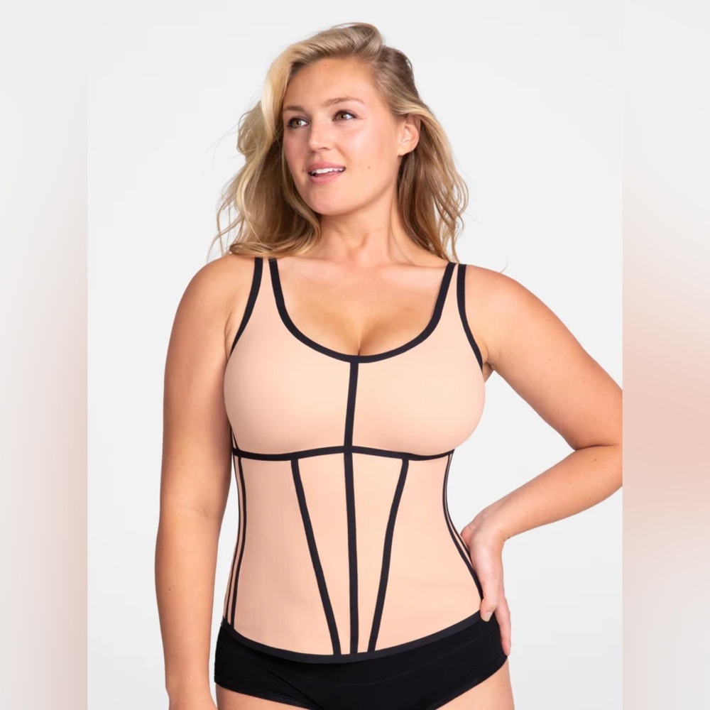 Honeylove Boldness Tank Rose Tan, Small, HIGHEST COMPRESSION 360° BONING